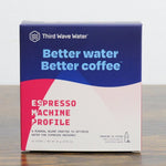 Third Wave Water packaging for espresso machines