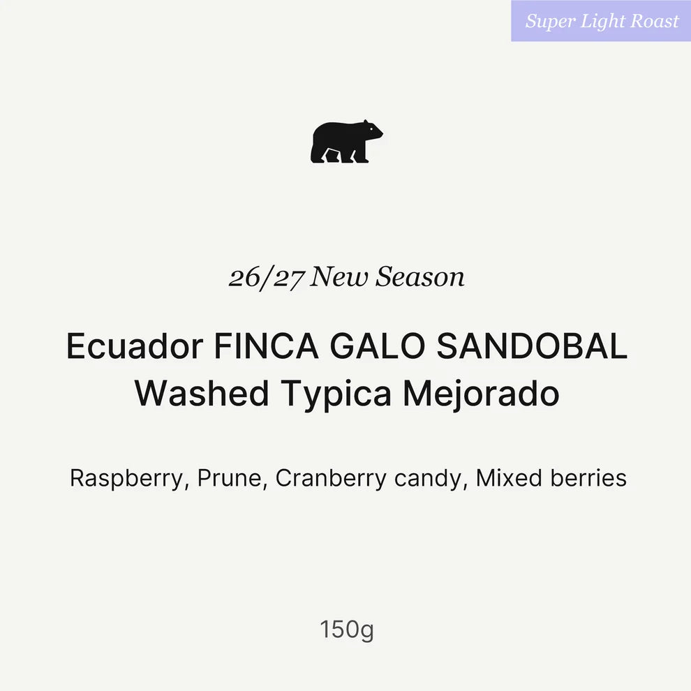 Finca Galo Sandobal - Typica Mejorado - Washed - Ecuador