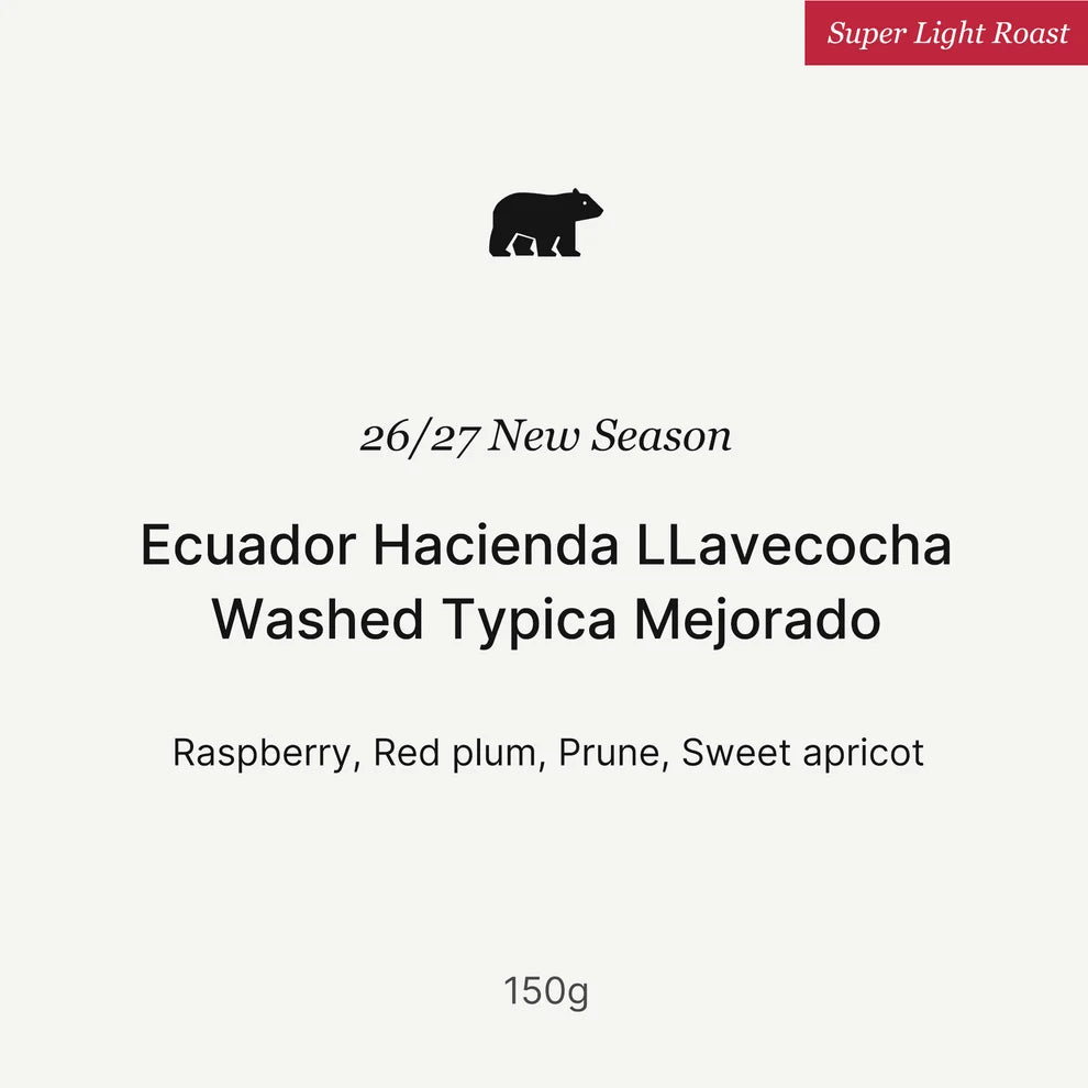 Hacienda LLavecocha - Typica Mejorado - Washed - Ecuador